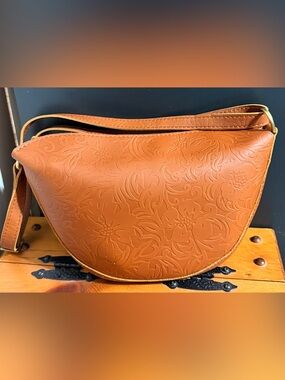 Portland Leather Embossed Koala Bag